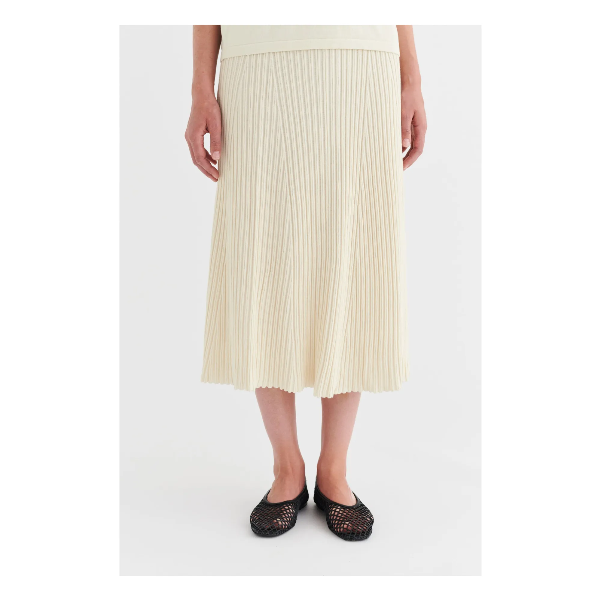 Jupe High Twist | Ecru- Image produit n°3
