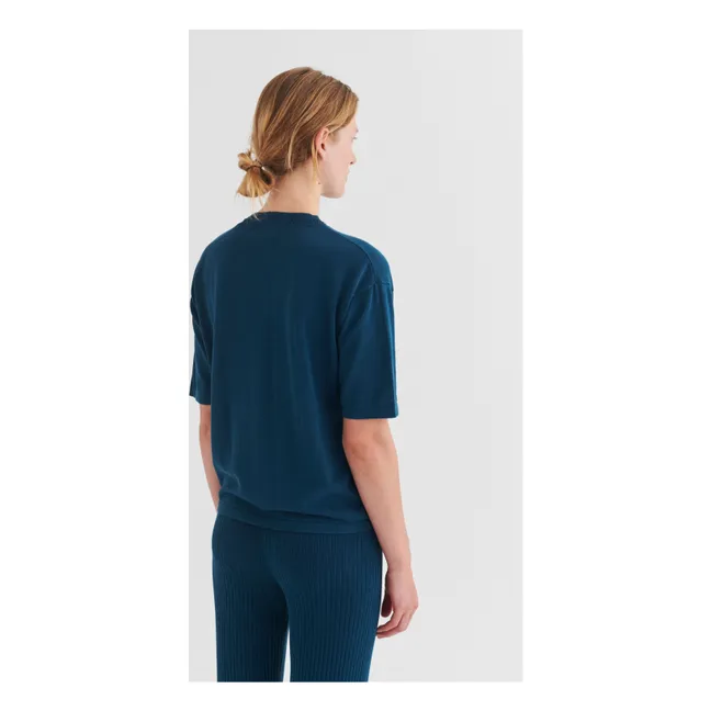 Camiseta High Twist Box | Azul