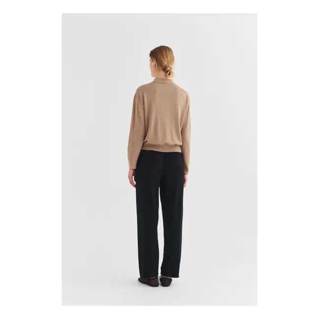 Pantalones rectos | Negro