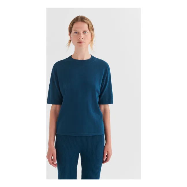Camiseta High Twist Box | Azul