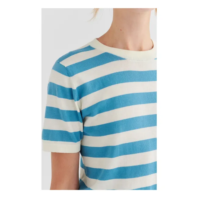 Camiseta de rayas | Azul