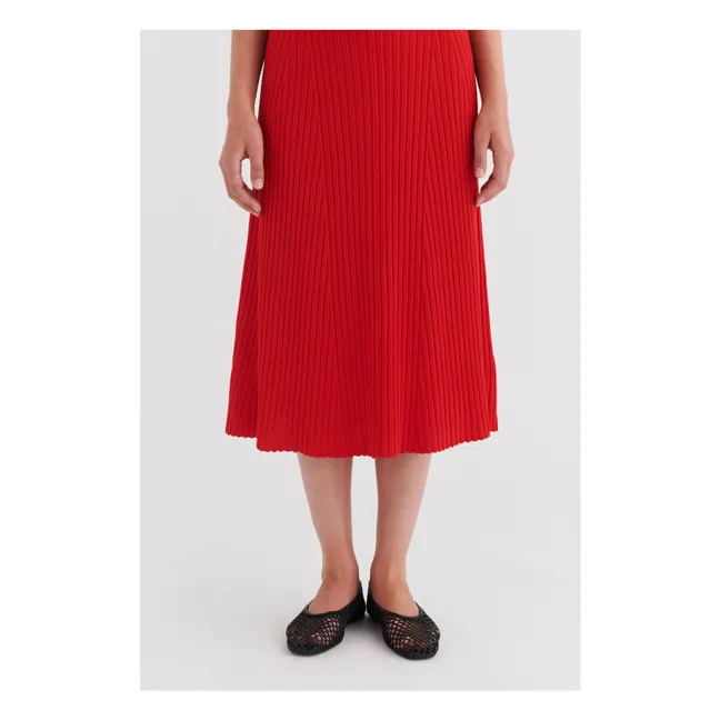 Gonna a ruota alta | Rosso