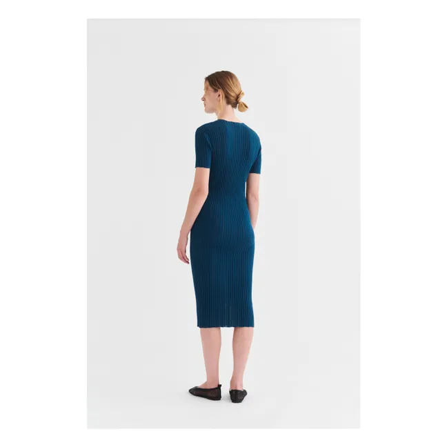 Vestido High Twist | Azul