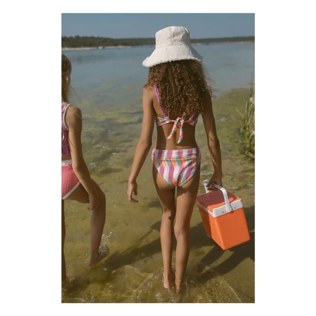 Maillot de Bain Taylor Abstrait Texturé | Rose