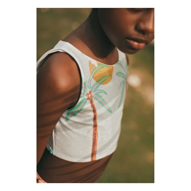 Maillot de Bain Pool Palmiers | Jaune