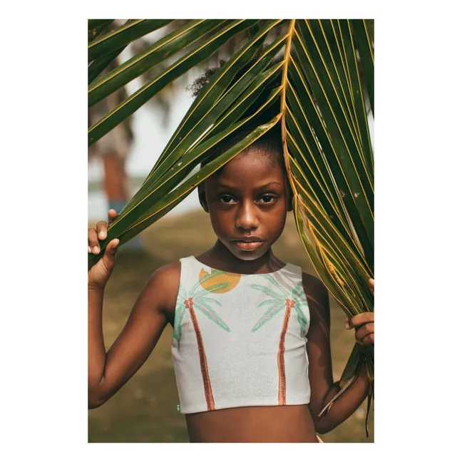 Maillot de Bain Pool Palmiers | Jaune