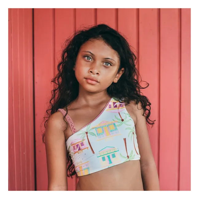 Maillot de Bain Asymétrique Marea Île | Ecru