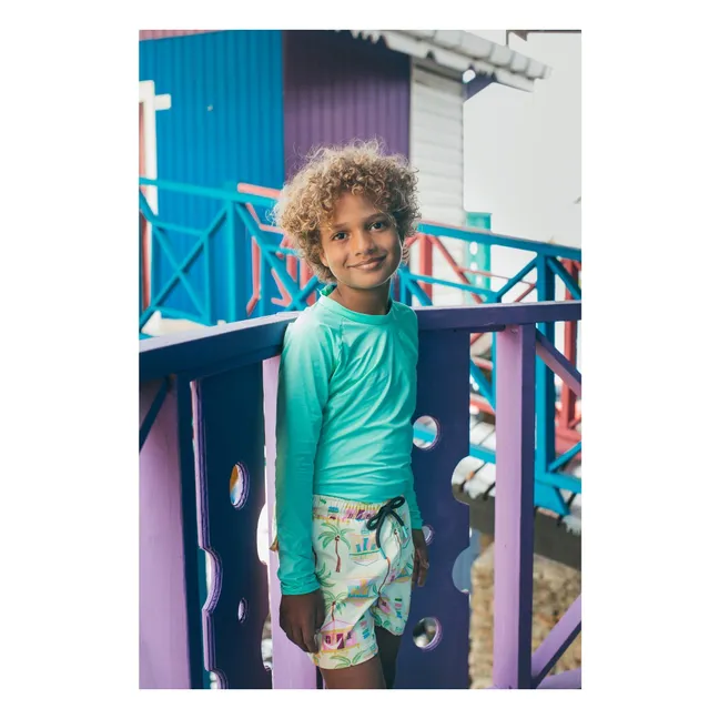 Shorts de baño Island | Amarillo palo