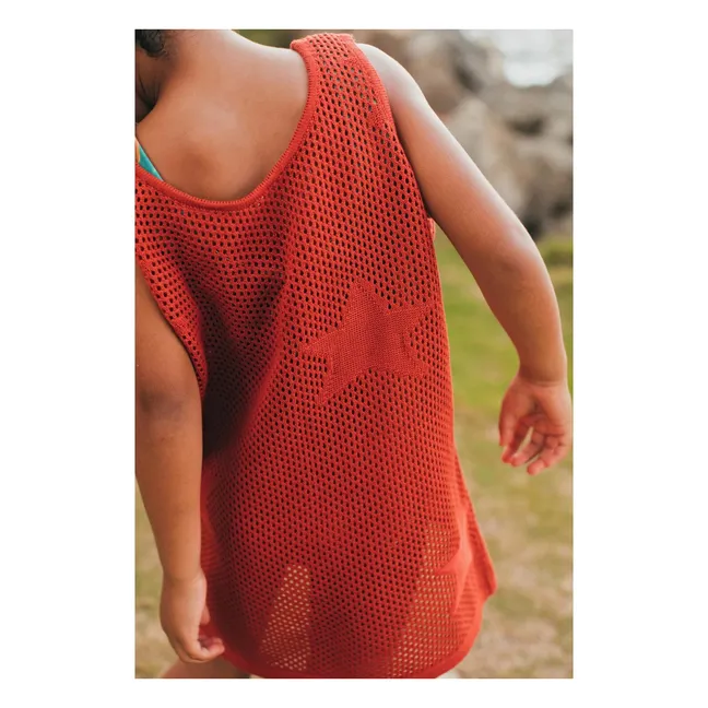 Robe Kaya Maille Etoiles | Rouille