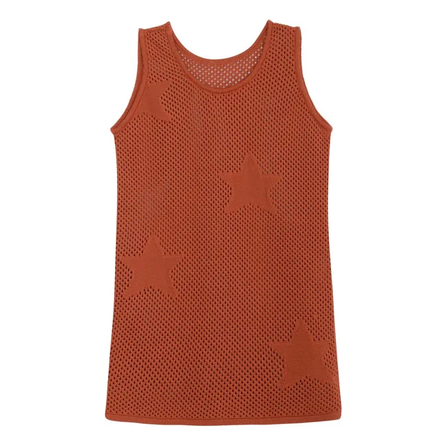 Robe Kaya Maille Etoiles | Rouille