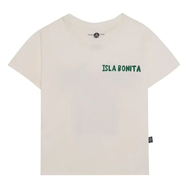 Camiseta estampada Isla Bonita | Blanco