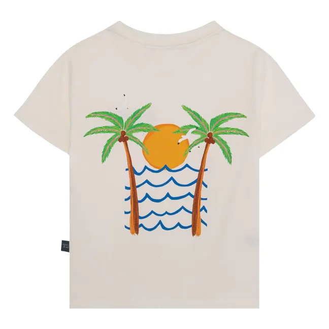 Camiseta estampada Isla Bonita | Blanco