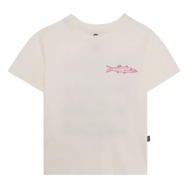 T-shirt Imprimé Barracudas | Blanc