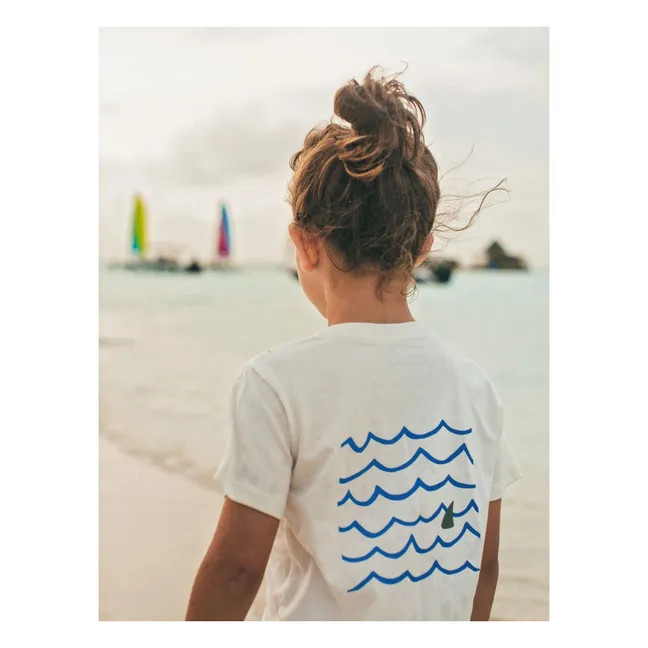 Camiseta con estampado de velero | Blanco
