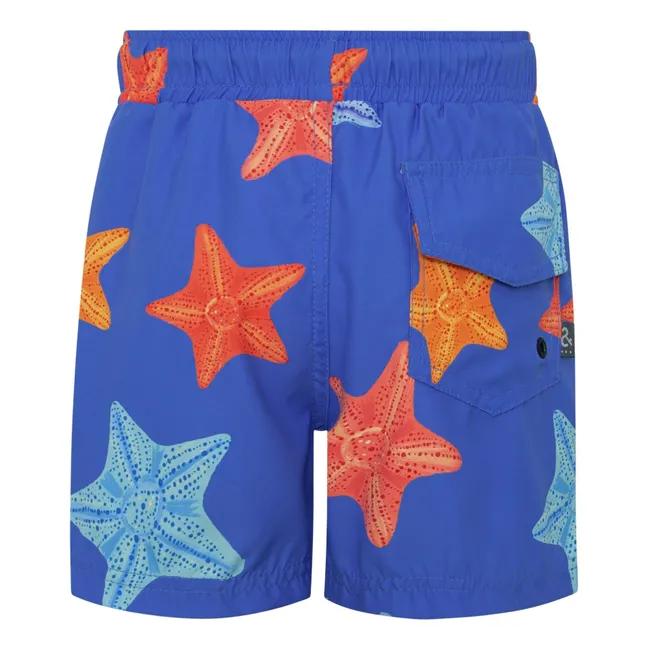 Short de Bain Etoiles | Bleu électrique
