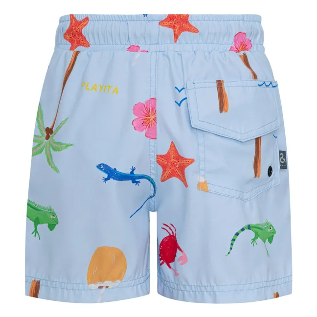 Short de Bain Plage | Bleu Clair