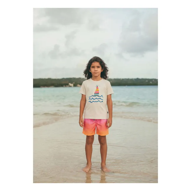 Layered Swim Shorts | Pink