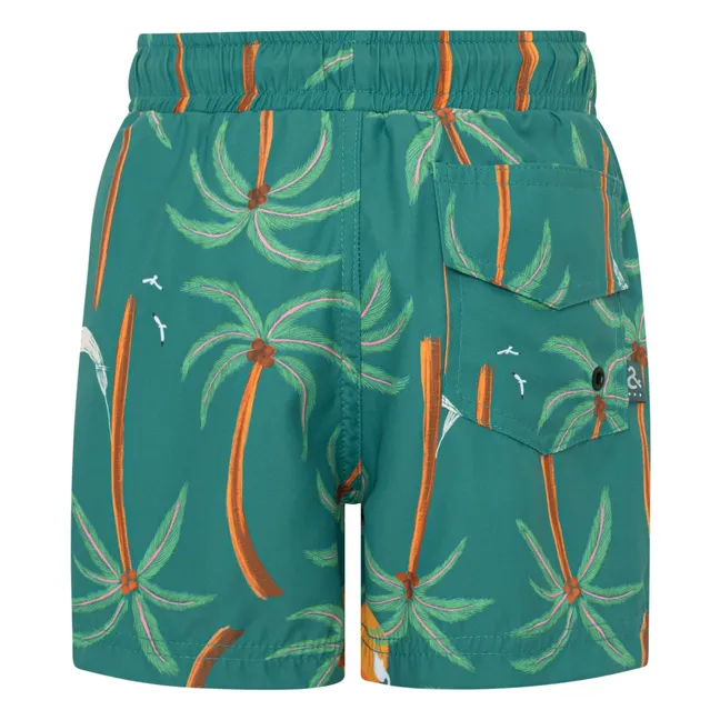 Short de Bain Palmiers | Vert