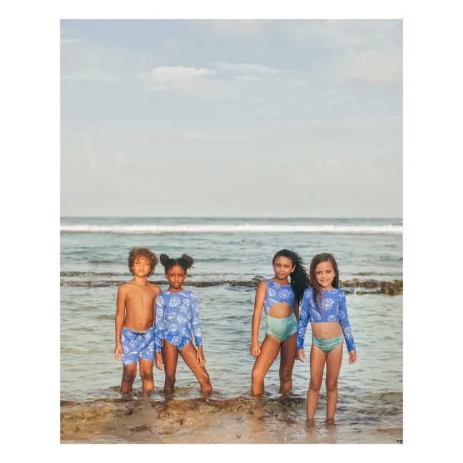 Short de Bain Coquillages | Bleu