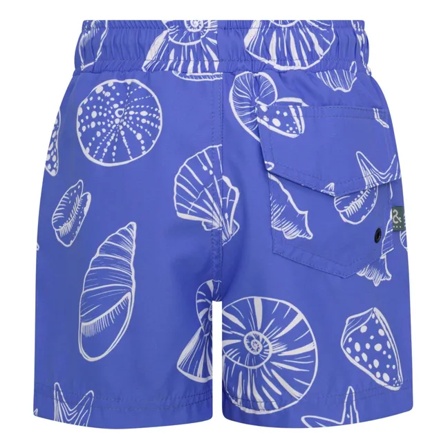 Short de Bain Coquillages | Bleu