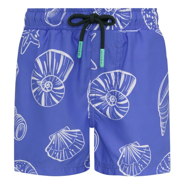 Short de Bain Coquillages | Bleu
