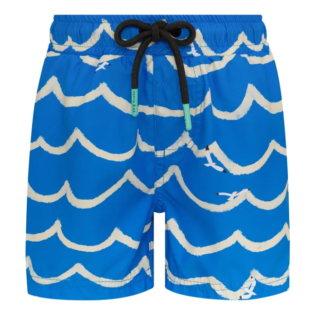 Short de Bain Vagues | Bleu