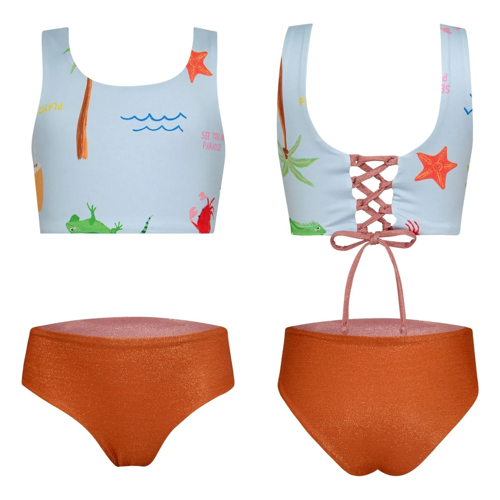 Maillot de Bain Sun&Moon Plage | Orange- Image produit n°0