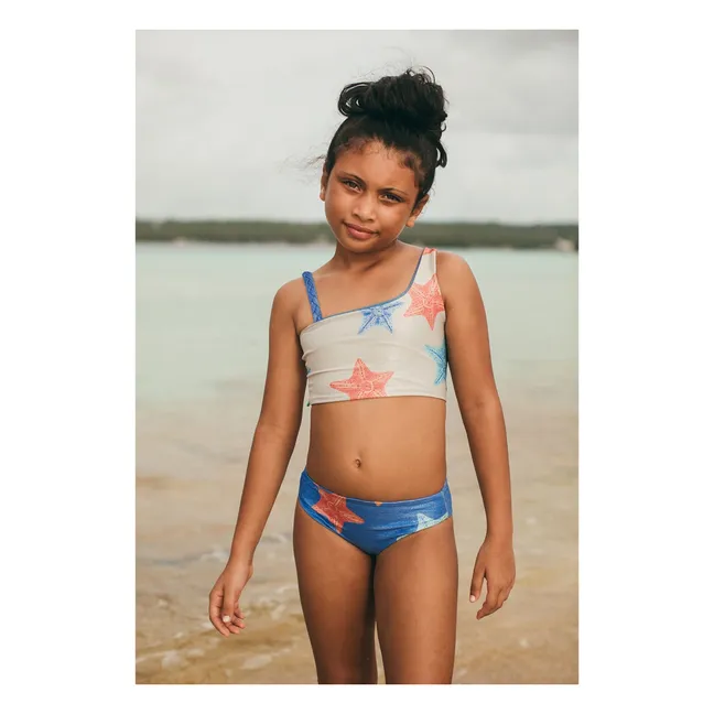 Maillot de Bain Asymétrique Marea Etoiles | Bleu