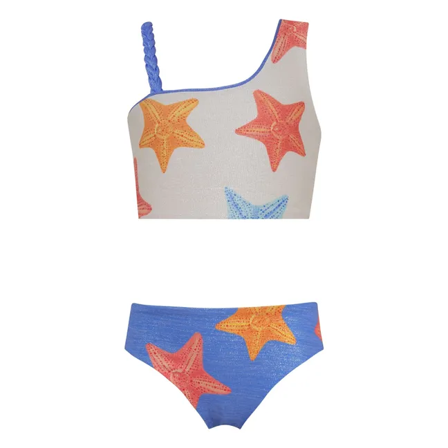 Maillot de Bain Asymétrique Marea Etoiles | Bleu