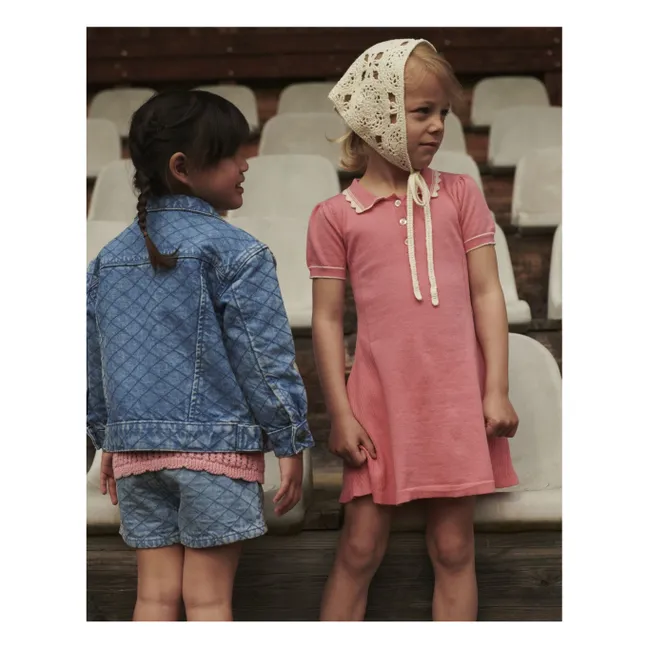 Chaqueta vaquera acolchada de algodón orgánico | Azul Claro