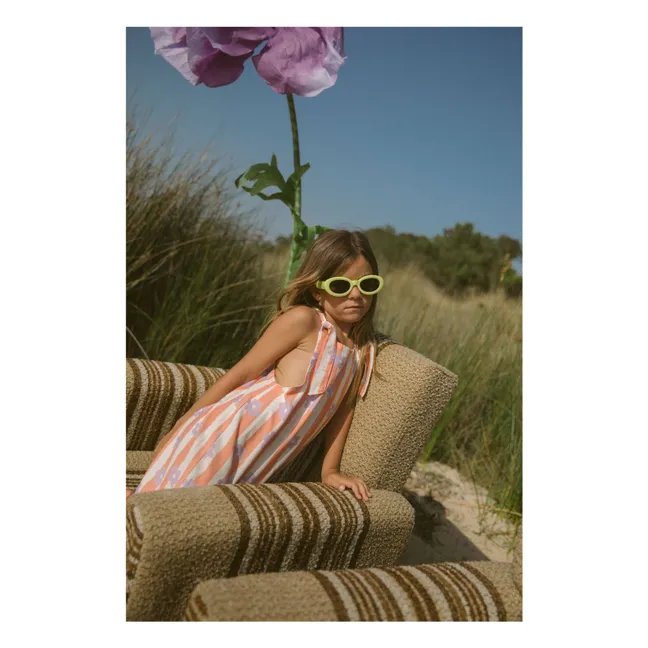 Cleo striped jumpsuit | Pink