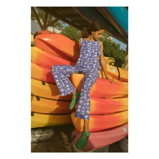 Mono Cleo Floral | Azul