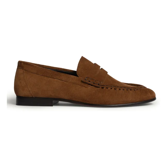 Mokassins Wildleder | Cognac-Farbe