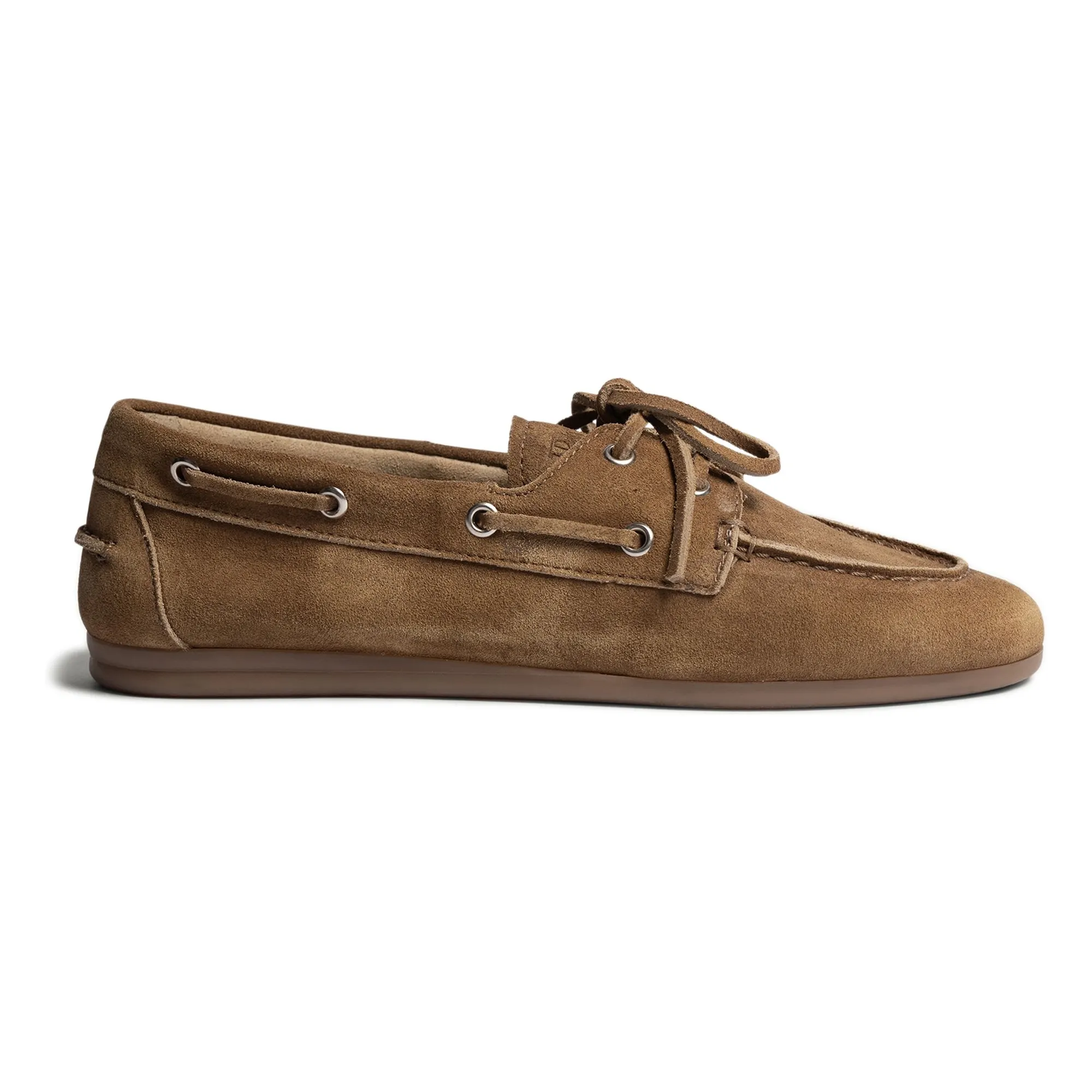 Posa Camel Suede Boat Shoes