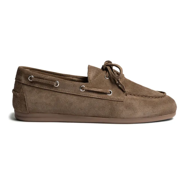 Chaussures Bateau Suède | Chocolat