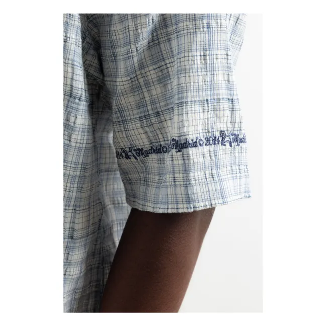 Chemise Carreaux | Bleu Clair