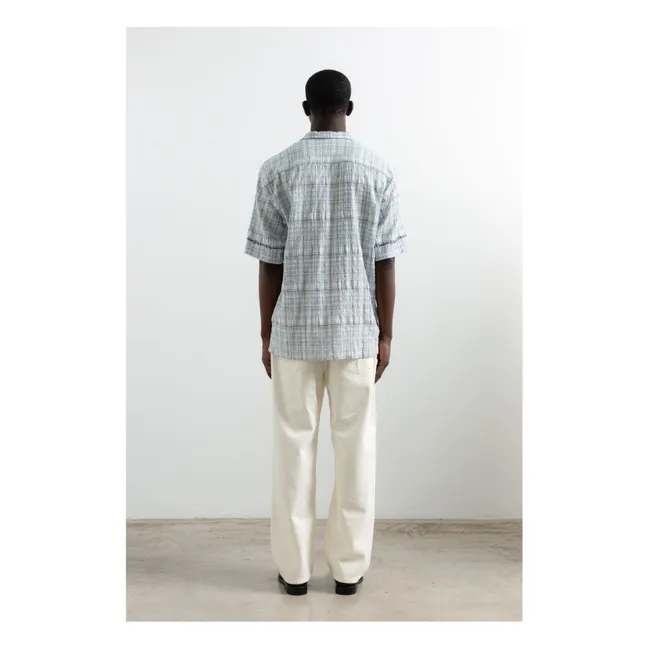 Chemise Carreaux | Bleu Clair