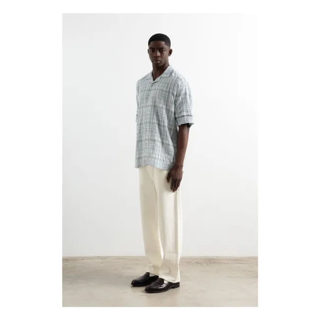 Chemise Carreaux | Bleu Clair