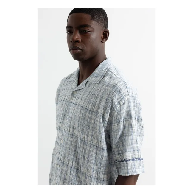 Chemise Carreaux | Bleu Clair