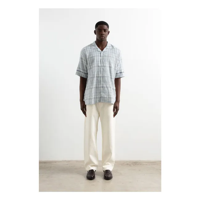 Chemise Carreaux | Bleu Clair