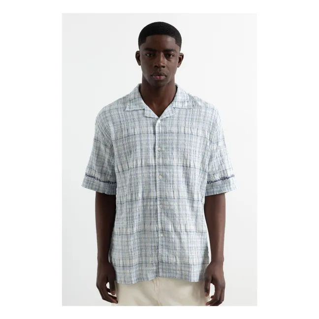 Chemise Carreaux | Bleu Clair