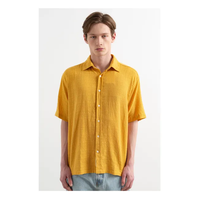 Straw Land short-sleeve shirt | Mustard