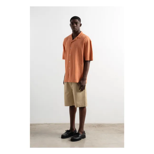Chemise Manches Courtes Paul | Orange