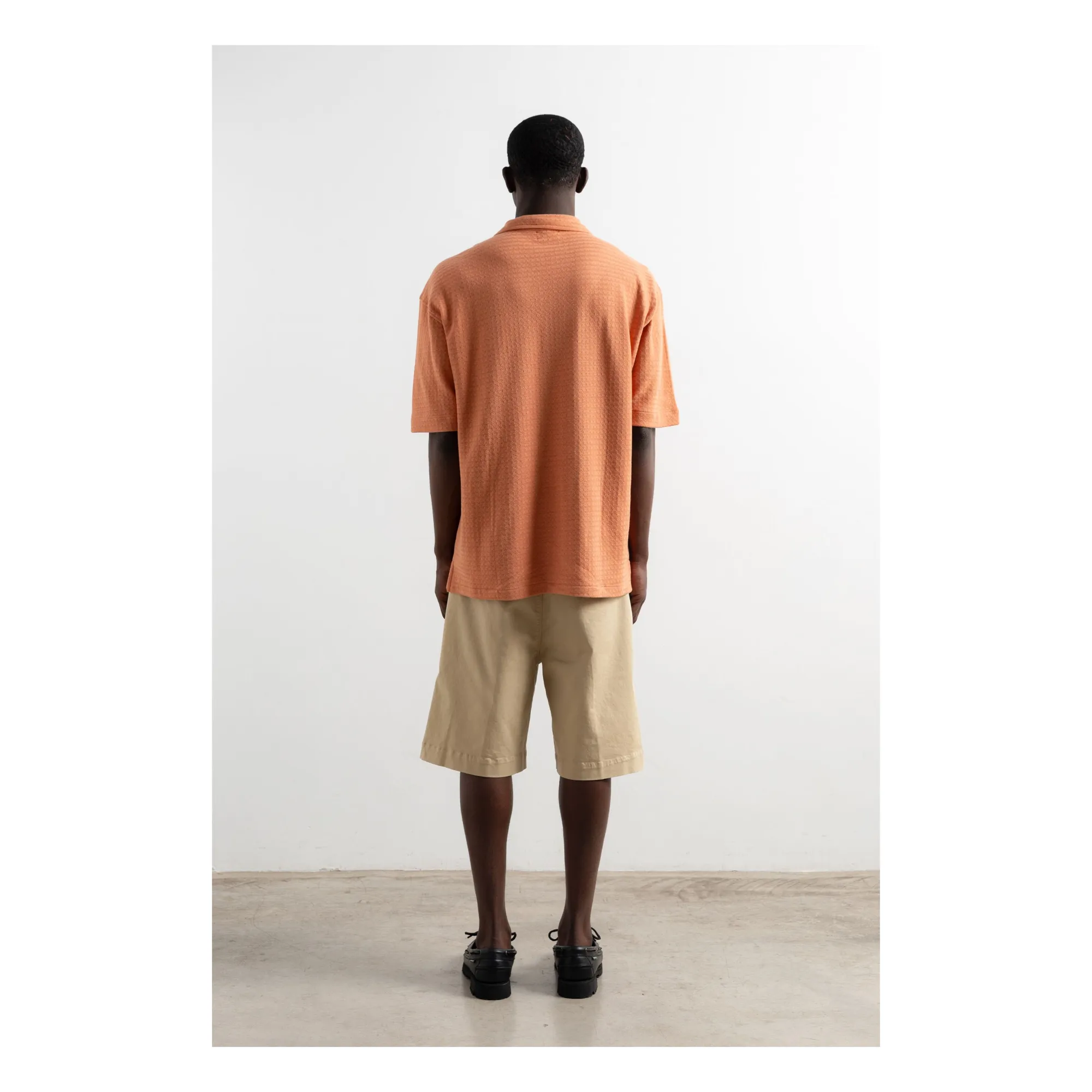Chemise Manches Courtes Paul | Orange- Image produit n°6