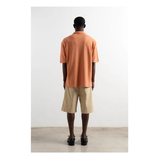 Chemise Manches Courtes Paul | Orange