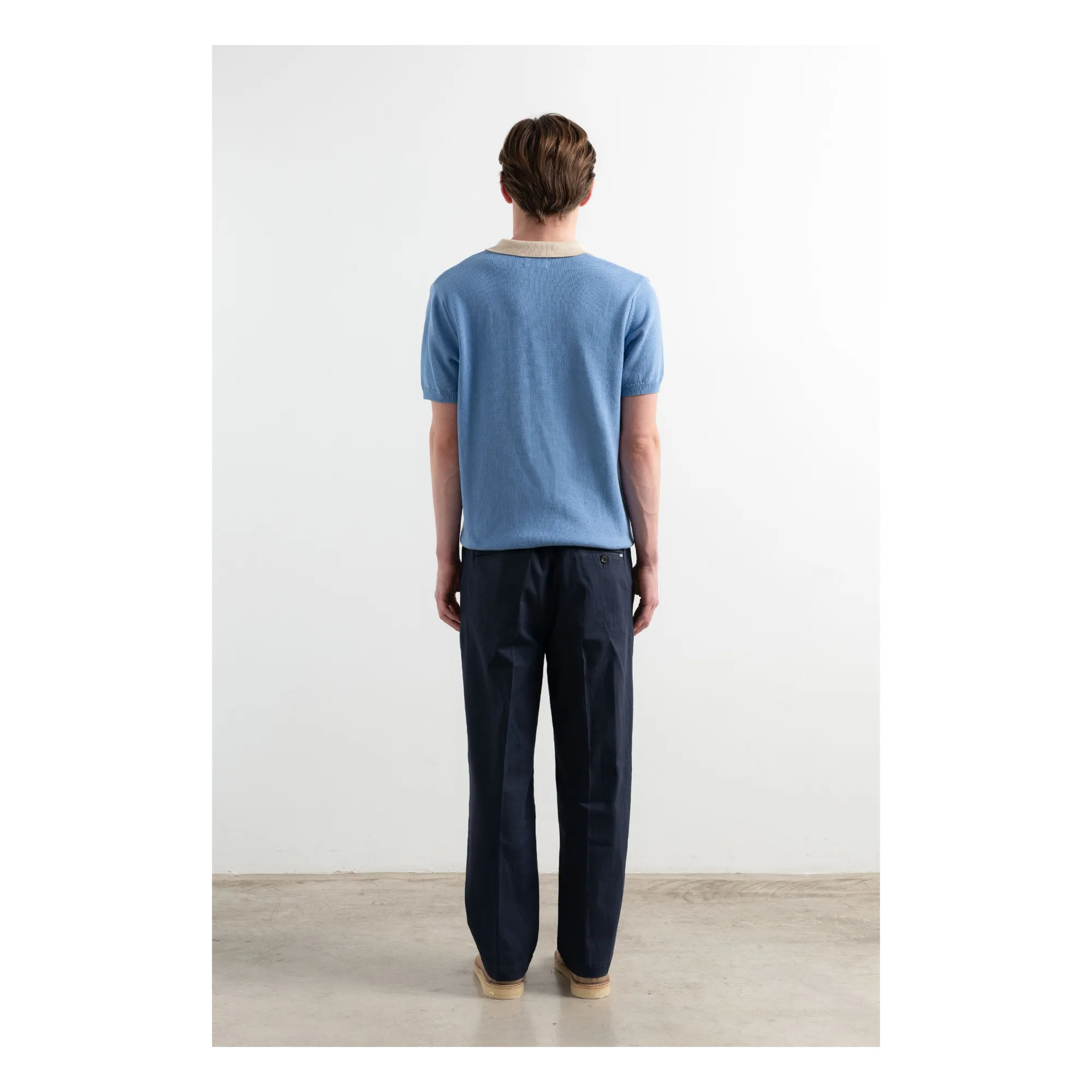 Polo Maille Dinners | Bleu Clair- Image produit n°5
