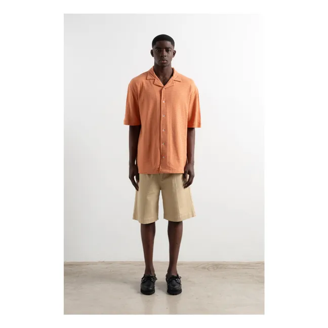 Chemise Manches Courtes Paul | Orange