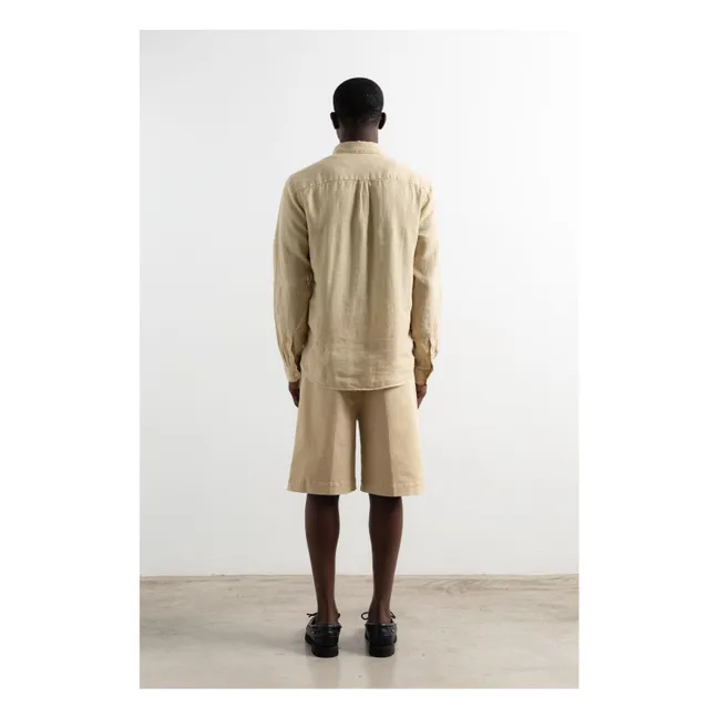 Camisa de lino | Beige