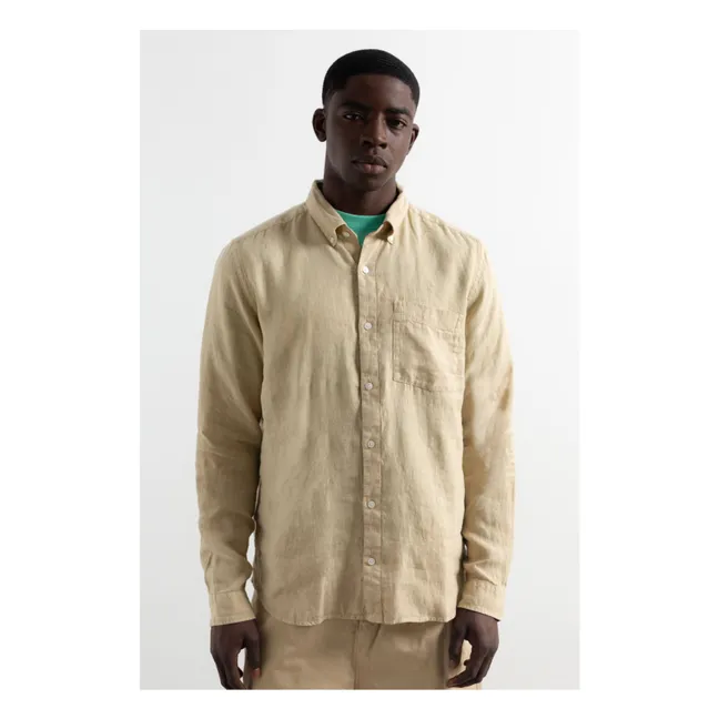 Camisa de lino | Beige