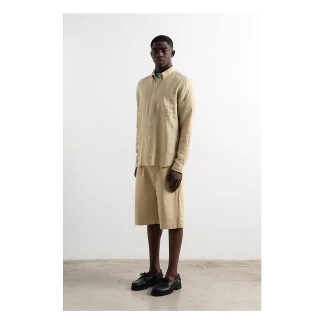 Camicia di lino | Beige